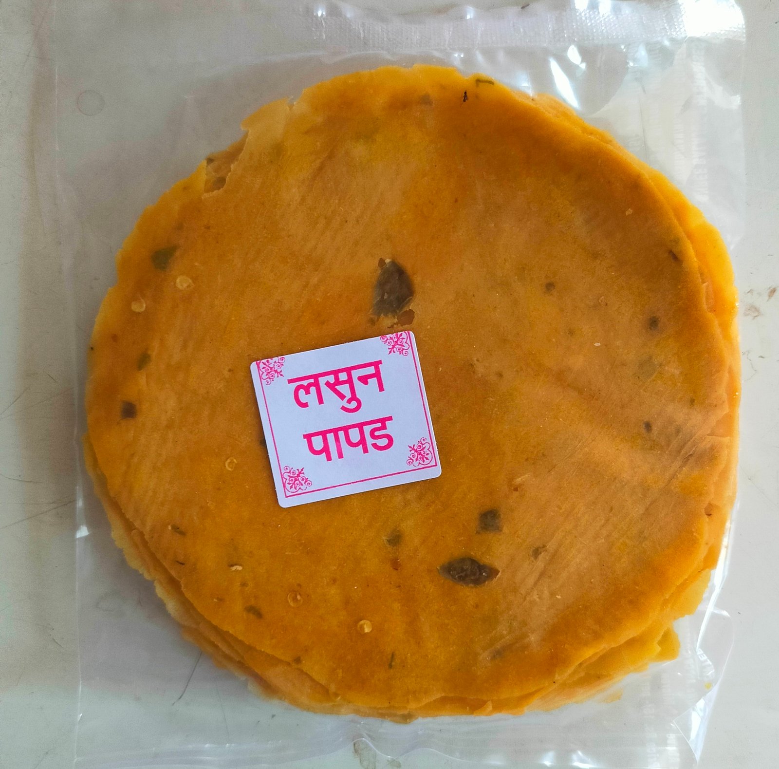 लसुण पापड